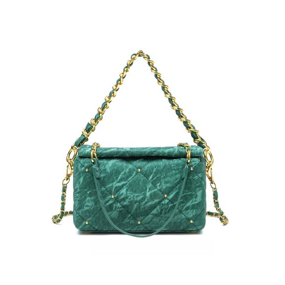 Small Quilted Crossbody Bags Luxury Pu Trendy Desner Shoulder o_o - Picture 1 of 6